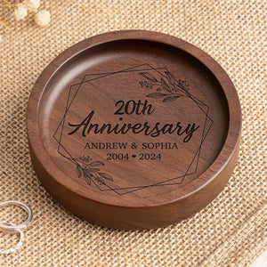 You And Me We Got This - Couple Personalized Custom Wooden Jewelry Dish - Gift For Husband Wife, Anniversary