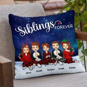 Christmas Is Best When Shared With Family - Family Personalized Custom Pillow - Christmas Gift For Family Members