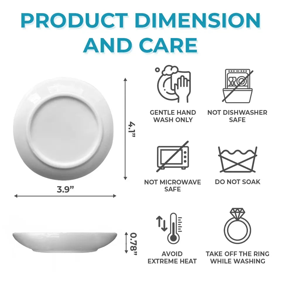 True Friends Are Like Diamonds - Bestie Personalized Custom Jewelry Dish - Christmas Gift For Best Friends, BFF, Sisters