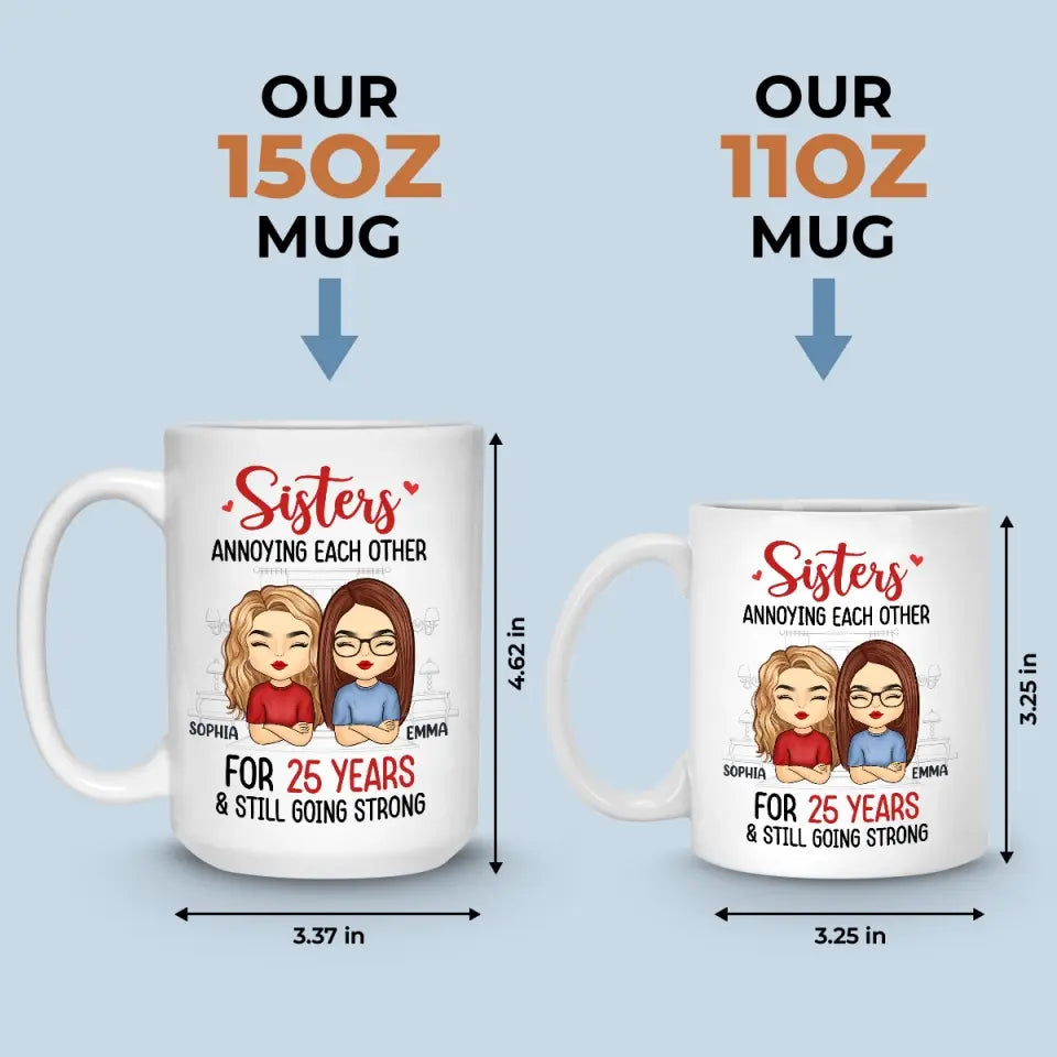 Siblings Are The Best Friends You'll Ever Have - Family Personalized Custom Mug - Gift For Siblings, Brothers, Sisters