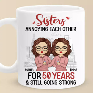 Siblings Are Like Branches Of A Tree - Family Personalized Custom Mug - Gift For Family Members, Siblings, Brothers, Sisters