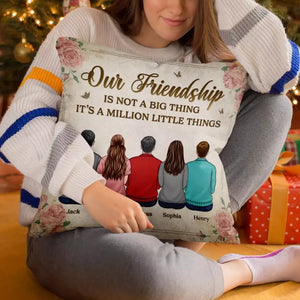 The Only Way To Have A Friend Is To Be One - Bestie Personalized Custom Pillow - Christmas Gift For Best Friends, BFF, Sisters