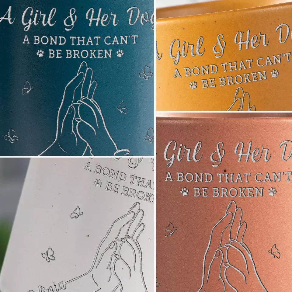 Keep Calm And Pet A Dog - Dog & Cat Personalized Custom Pottery Mug - Gift For Pet Owners, Pet Lovers