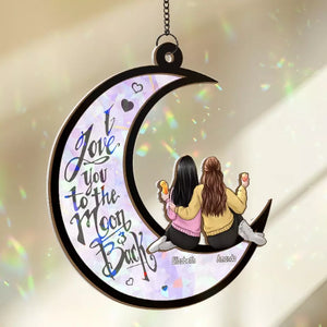 Stellar Soulmates, Unfailing Love - Bestie Personalized Window Hanging Suncatcher - Christmas Gift For Best Friends, BFF, Sisters