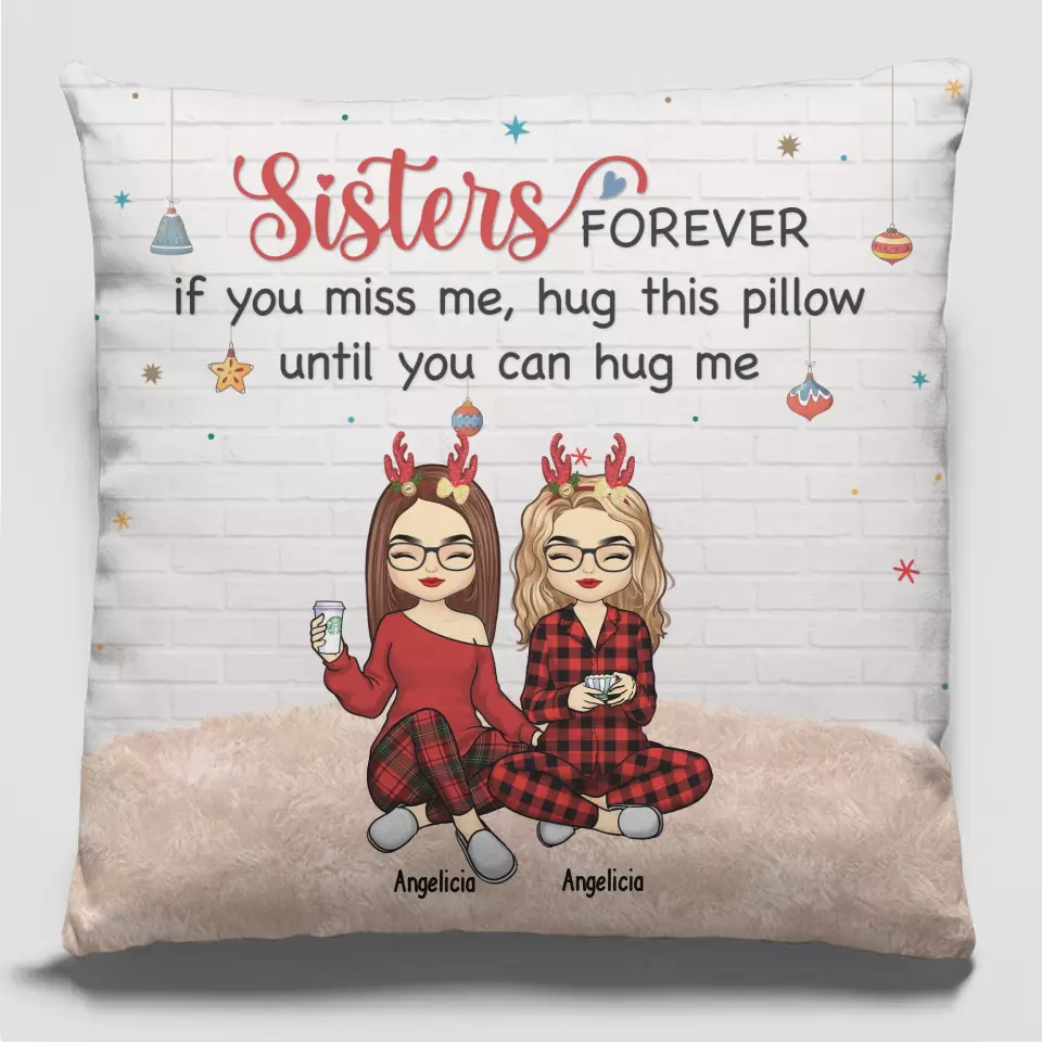 Only A Friend Would Be That Truly Honest - Bestie Personalized Custom Pillow - Christmas Gift For Best Friends, BFF, Sisters