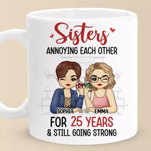 In My Friend, I Find A Second Self - Bestie Personalized Custom Mug - Gift For Best Friends, BFF, Sisters