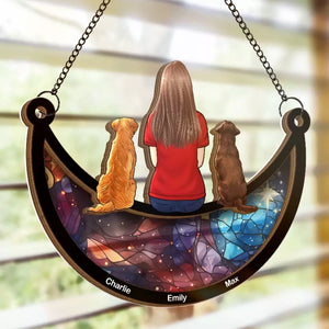 Until I See You Again - Memorial Personalized Window Hanging Suncatcher - Sympathy Gift For Pet Owners, Pet Lovers