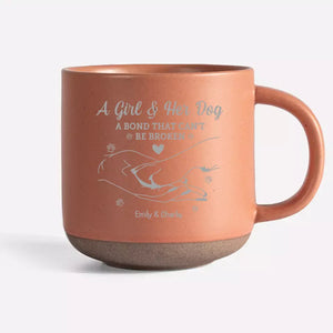 They Lived, They Loved, They Purred - Dog Personalized Custom Pottery Mug - Gift For Pet Owners, Pet Lovers