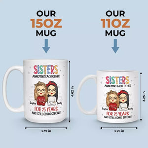 A Sibling Is Part Blood, Part Rival And Forever Friend - Family Personalized Custom Mug - Gift For Family Members, Siblings, Brothers, Sisters