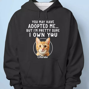 Custom Photo I'm Pretty Sure I Own You - Dog & Cat Personalized Custom Unisex T-shirt, Hoodie, Sweatshirt - Gift For Pet Owners, Pet Lovers