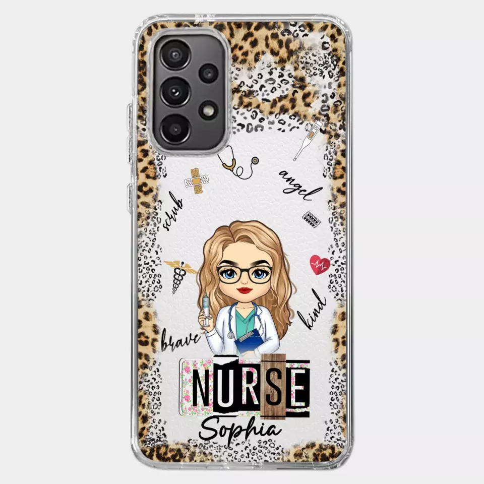 Dedicated Hands, Healing Hearts - Nurse Personalized Custom Clear Phone Case - Appreciation, Thank You Gift, Nurse Life, Doctor Life