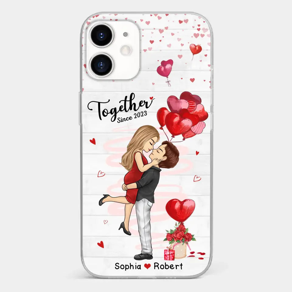 My Love For You Is Endless - Couple Personalized Custom Clear Phone Case - Gift For Husband Wife, Anniversary