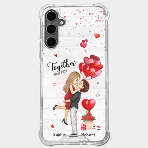 My Love For You Is Endless - Couple Personalized Custom Clear Phone Case - Gift For Husband Wife, Anniversary