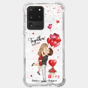 My Love For You Is Endless - Couple Personalized Custom Clear Phone Case - Gift For Husband Wife, Anniversary