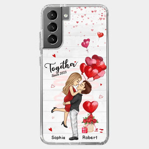 My Love For You Is Endless - Couple Personalized Custom Clear Phone Case - Gift For Husband Wife, Anniversary