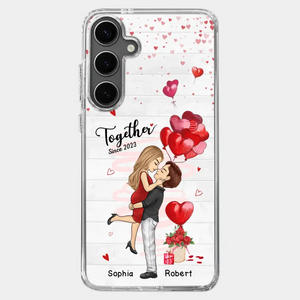 My Love For You Is Endless - Couple Personalized Custom Clear Phone Case - Gift For Husband Wife, Anniversary