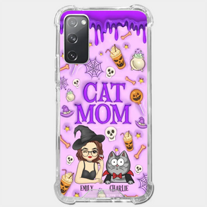 Cats Know How To Keep Us Smiling - Cat Personalized Custom 3D Inflated Effect Printed Clear Phone Case - Halloween Gift For Pet Owners, Pet Lovers