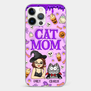 Cats Know How To Keep Us Smiling - Cat Personalized Custom 3D Inflated Effect Printed Clear Phone Case - Halloween Gift For Pet Owners, Pet Lovers