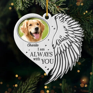 Custom Photo Bound By Memories, United In Love - Memorial Personalized Custom Ornament - Metal Custom Shaped - Sympathy Gift, Christmas Gift For Pet Owners, Pet Lovers