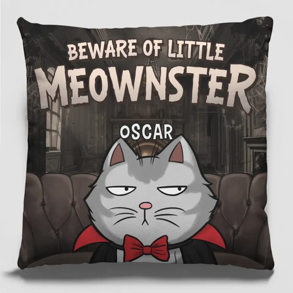 We Rule The House - Cat Personalized Custom Pillow - Halloween Gift For Pet Owners, Pet Lovers
