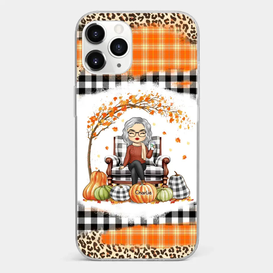You Are The Epitome Of Awesome - Family Personalized Custom Clear Phone Case - Autumn Fall Gift For Grandma