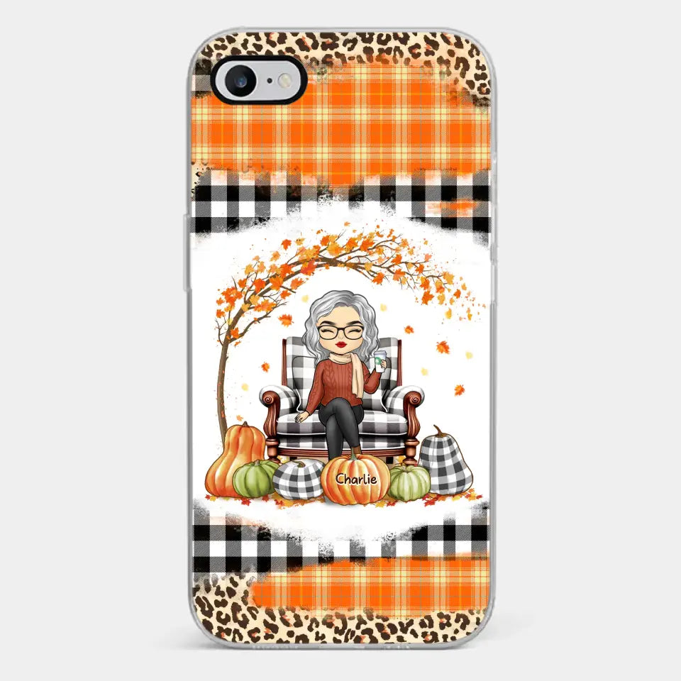 You Are The Epitome Of Awesome - Family Personalized Custom Clear Phone Case - Autumn Fall Gift For Grandma