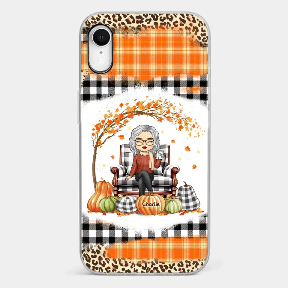 You Are The Epitome Of Awesome - Family Personalized Custom Clear Phone Case - Autumn Fall Gift For Grandma