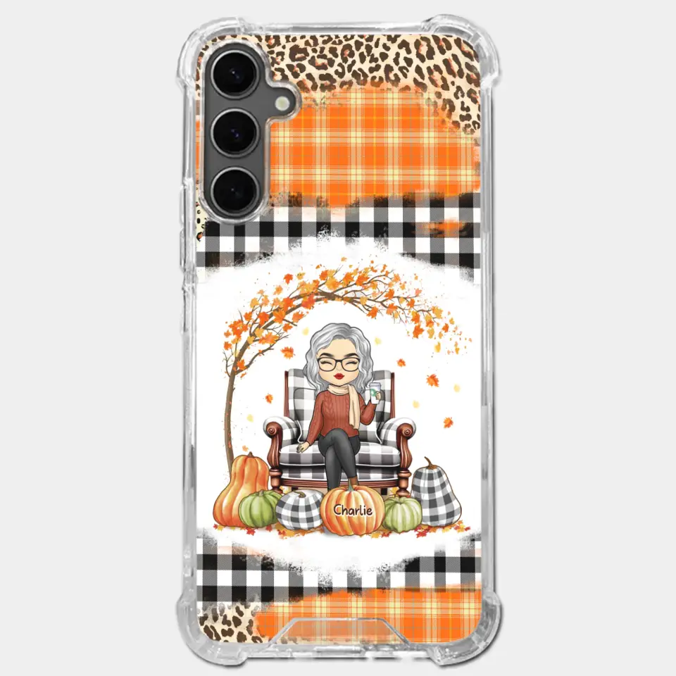 You Are The Epitome Of Awesome - Family Personalized Custom Clear Phone Case - Autumn Fall Gift For Grandma