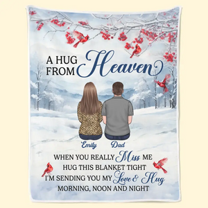 A Thoughtful Way To Show Your Love And Sympathy - Memorial Personalized Custom Blanket - Sympathy Gift For Family Members