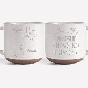 A Special Mug For Special Moments With Your BFF - Bestie Personalized Custom Pottery Mug - Gift For Best Friends, BFF, Sisters