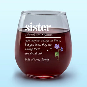 Friends Are Like Flowers That Bloom In The Garden Of Life - Bestie Personalized Custom Wine Glass - Gift For Best Friends, BFF, Sisters