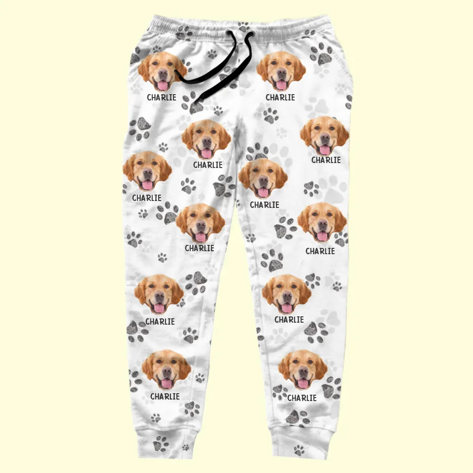 Custom Photo Pawsome Woofmas Vibes - Dog & Cat Personalized Custom Pajama Pants - Christmas Gift For Pet Owners, Pet Lovers
