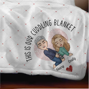 You're My Favorite Thing To Do - Couple Personalized Custom Blanket - Christmas Gift For Husband Wife, Anniversary