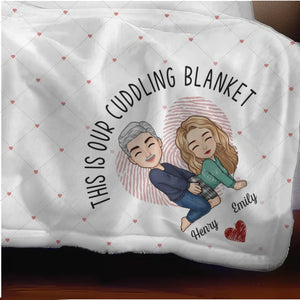 You're My Favorite Thing To Do - Couple Personalized Custom Blanket - Christmas Gift For Husband Wife, Anniversary