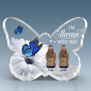 Your Memory Is A Treasure That Will Never Fade - Memorial Personalized Custom Heart Shaped Acrylic Plaque - Sympathy Gift For Family Members