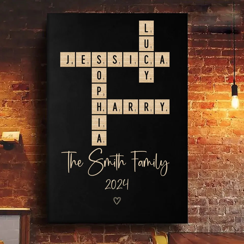 Creating Memories - Family Personalized Custom Vertical Canvas - Gift For Family Members