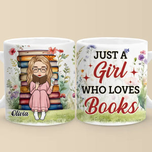 Books Are My Best Friends - Personalized Custom Mug - Christmas Gift For Book Lovers