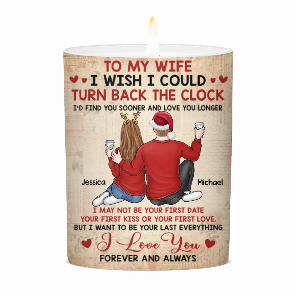 Every Moment With You Is Magic - Couple Personalized Custom Smokeless Scented Candle - Christmas Gift For Husband Wife, Anniversary