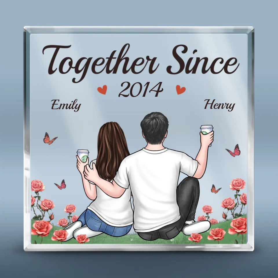 We’ve Built A Beautiful Life Filled With Love - Couple Personalized Custom Square Shaped Acrylic Plaque - Christmas Gift For Husband Wife, Anniversary