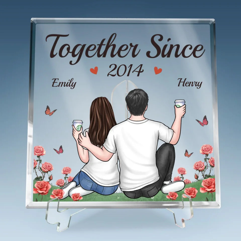 We’ve Built A Beautiful Life Filled With Love - Couple Personalized Custom Square Shaped Acrylic Plaque - Christmas Gift For Husband Wife, Anniversary