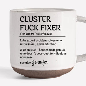 Expert Problem Solver - Coworker Personalized Custom Printed Pottery Mug - Gift For Coworkers, Work Friends, Colleagues