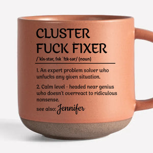 Expert Problem Solver - Coworker Personalized Custom Printed Pottery Mug - Gift For Coworkers, Work Friends, Colleagues