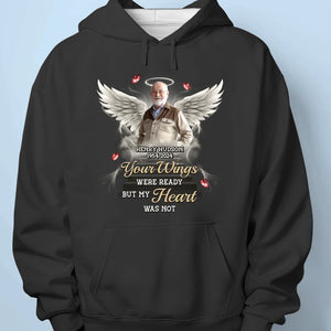 Custom Photo You Will Remain In Our Hearts Forever - Memorial Personalized Custom Unisex T-shirt, Premium T-shirt, Hoodie - Sympathy Gift, Christmas Gift For Family Members