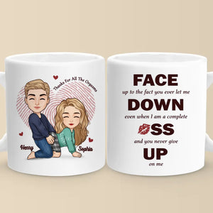 Your Love Is My Sweetest Sin - Couple Personalized Custom Mug - Christmas Gift For Husband Wife, Anniversary