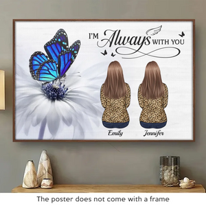 Greatly Loved, Deeply Missed - Memorial Personalized Custom Horizontal Poster - Sympathy Gift For Family Members