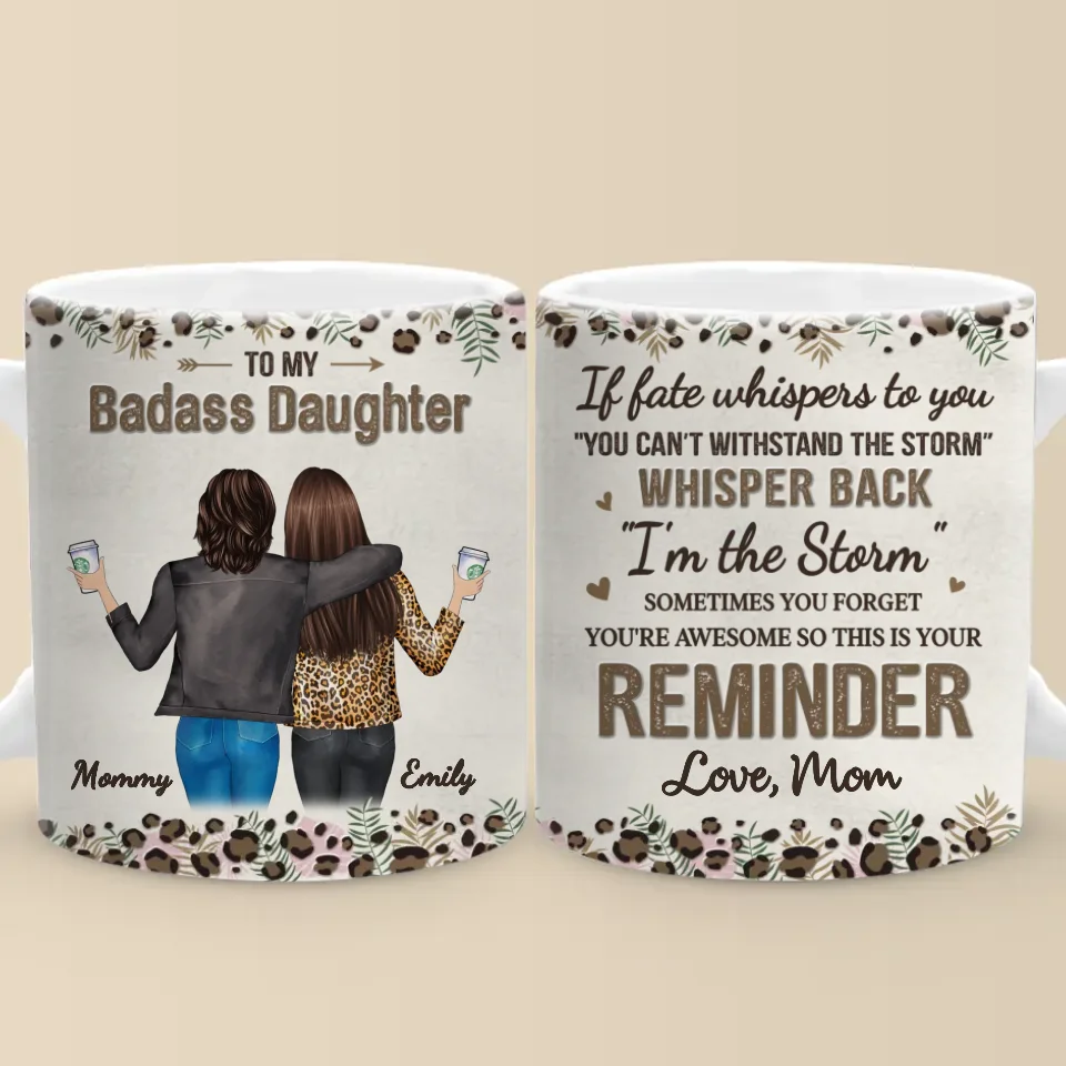 Family Like Branches On A Tree - Family Personalized Custom Mug - Mother's Day, Gift For Mom, Daughter