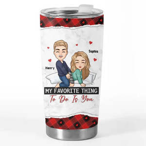 To Me, You Are Perfect - Couple Personalized Custom Tumbler - Gift For Husband Wife, Anniversary