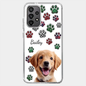 Custom Photo My Best Friend Has Four Paws - Dog & Cat Personalized Custom 3D Inflated Effect Printed Clear Phone Case - Gift For Pet Owners, Pet Lovers