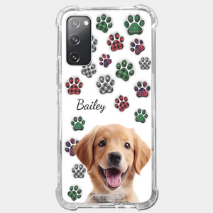 Custom Photo My Best Friend Has Four Paws - Dog & Cat Personalized Custom 3D Inflated Effect Printed Clear Phone Case - Gift For Pet Owners, Pet Lovers