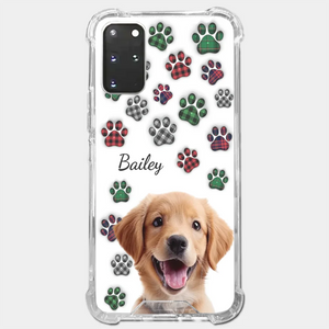 Custom Photo My Best Friend Has Four Paws - Dog & Cat Personalized Custom 3D Inflated Effect Printed Clear Phone Case - Gift For Pet Owners, Pet Lovers